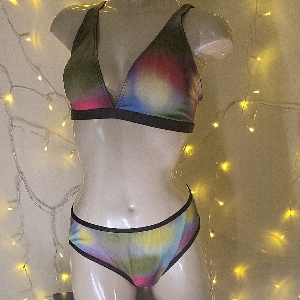 Parade Multicolor Tie-Dye Lingerie Set NWOT Lot 019
